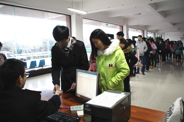 火车票售票点开进文理 足不出校轻松买车票