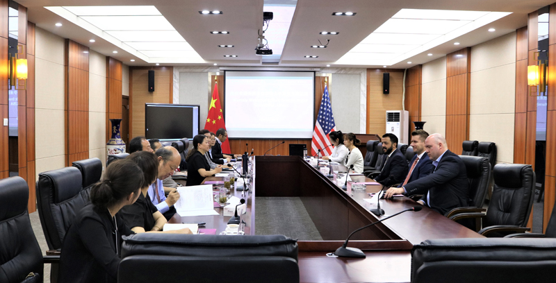 美国韦伯斯特大学到我院进行交流访问